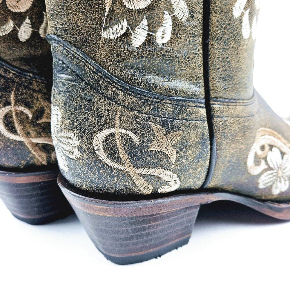 Circle G by Corral L5175 Floral Embroidered Boots - Picture 7 of 11